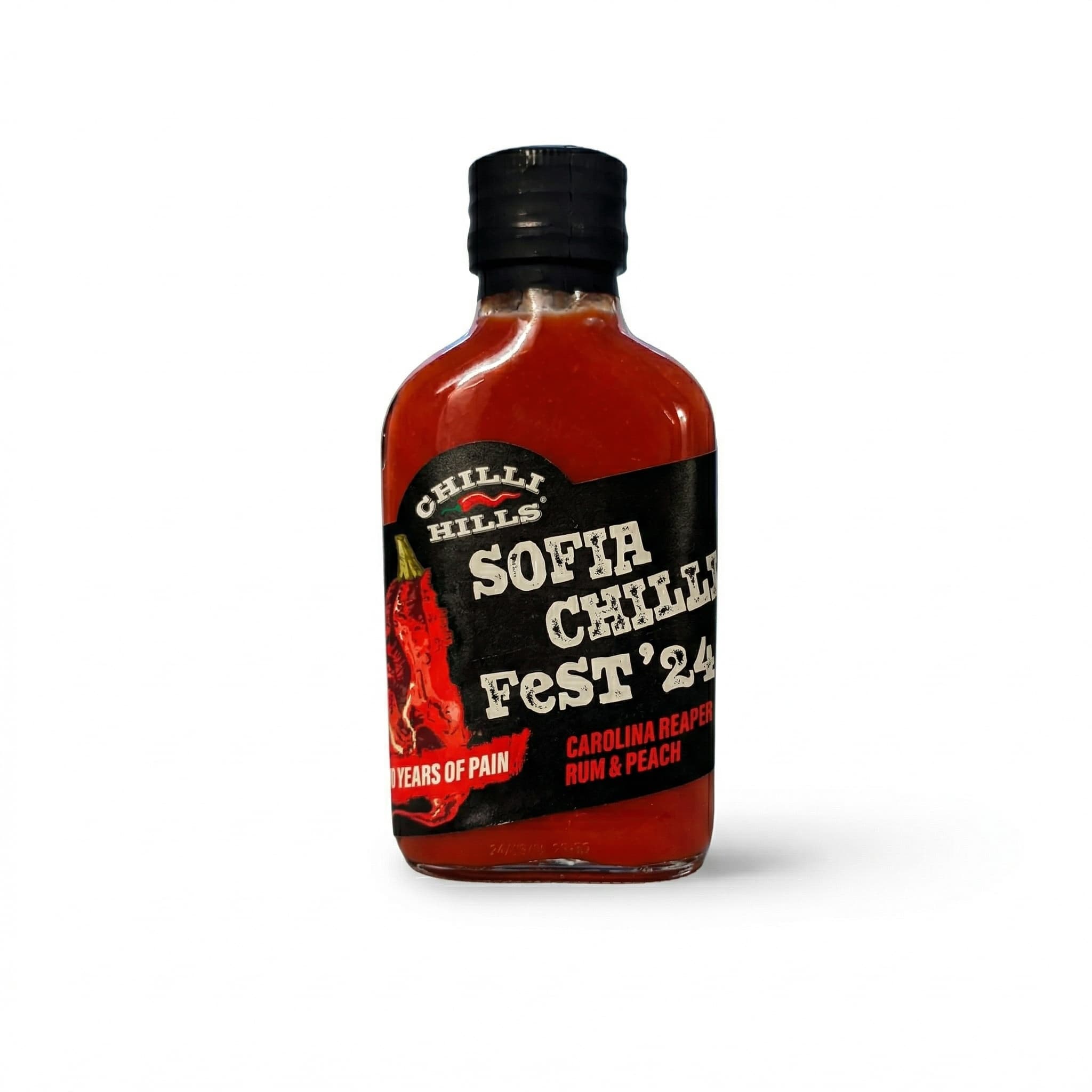 Carolina Reaper Rum & Peach Hot Sauce by Chilli Hills - included in Reaper Box