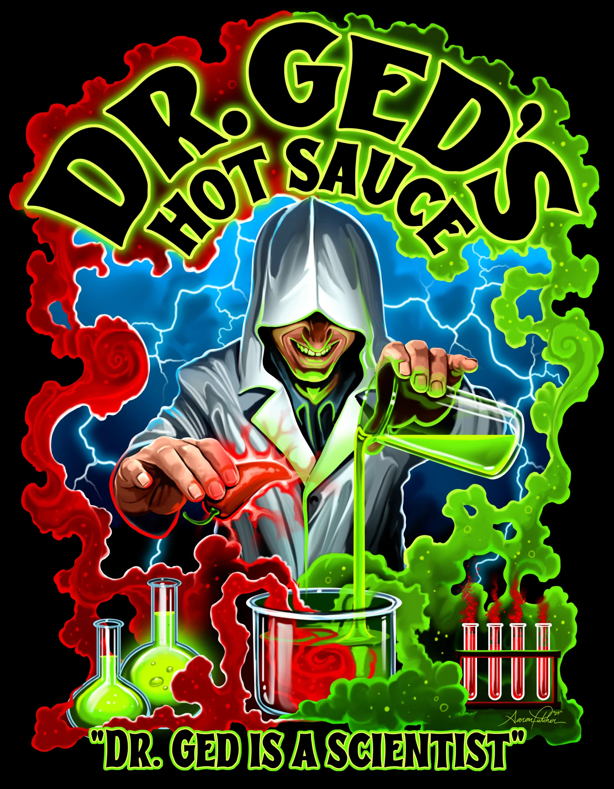 Dr Ged's Hot Sauce logo