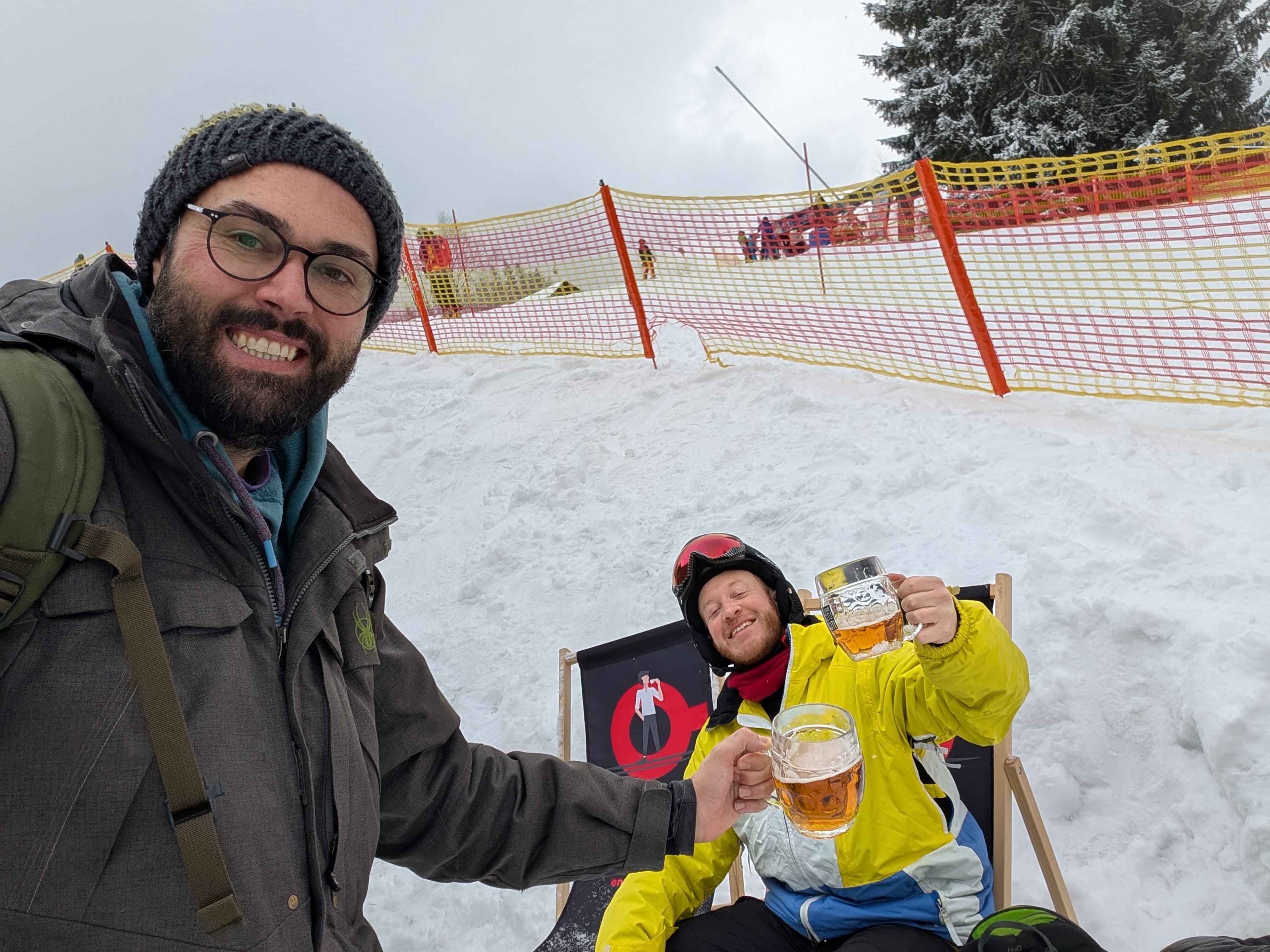 Bottles with handwritten pairing notes