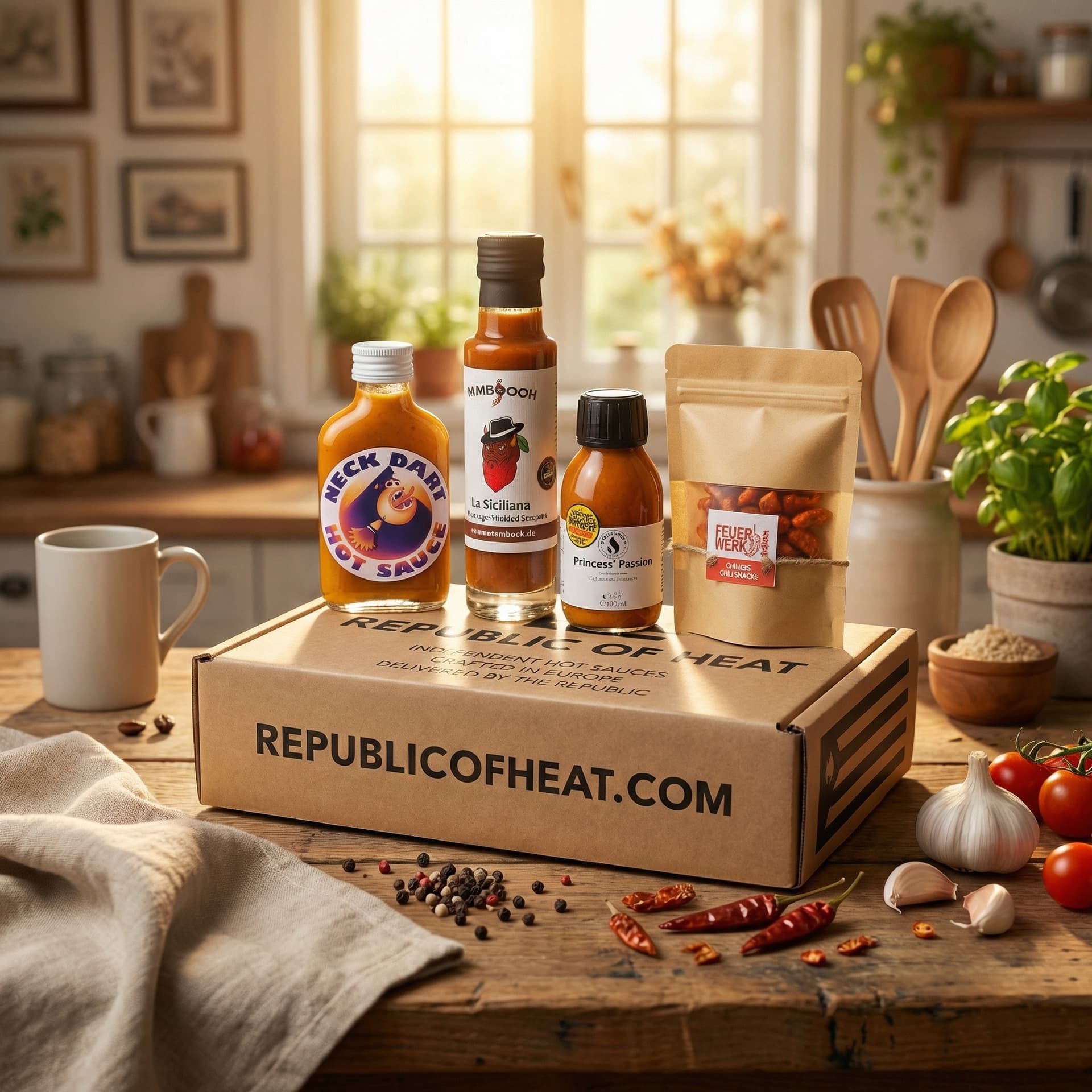 Trial box with three small-batch bottles