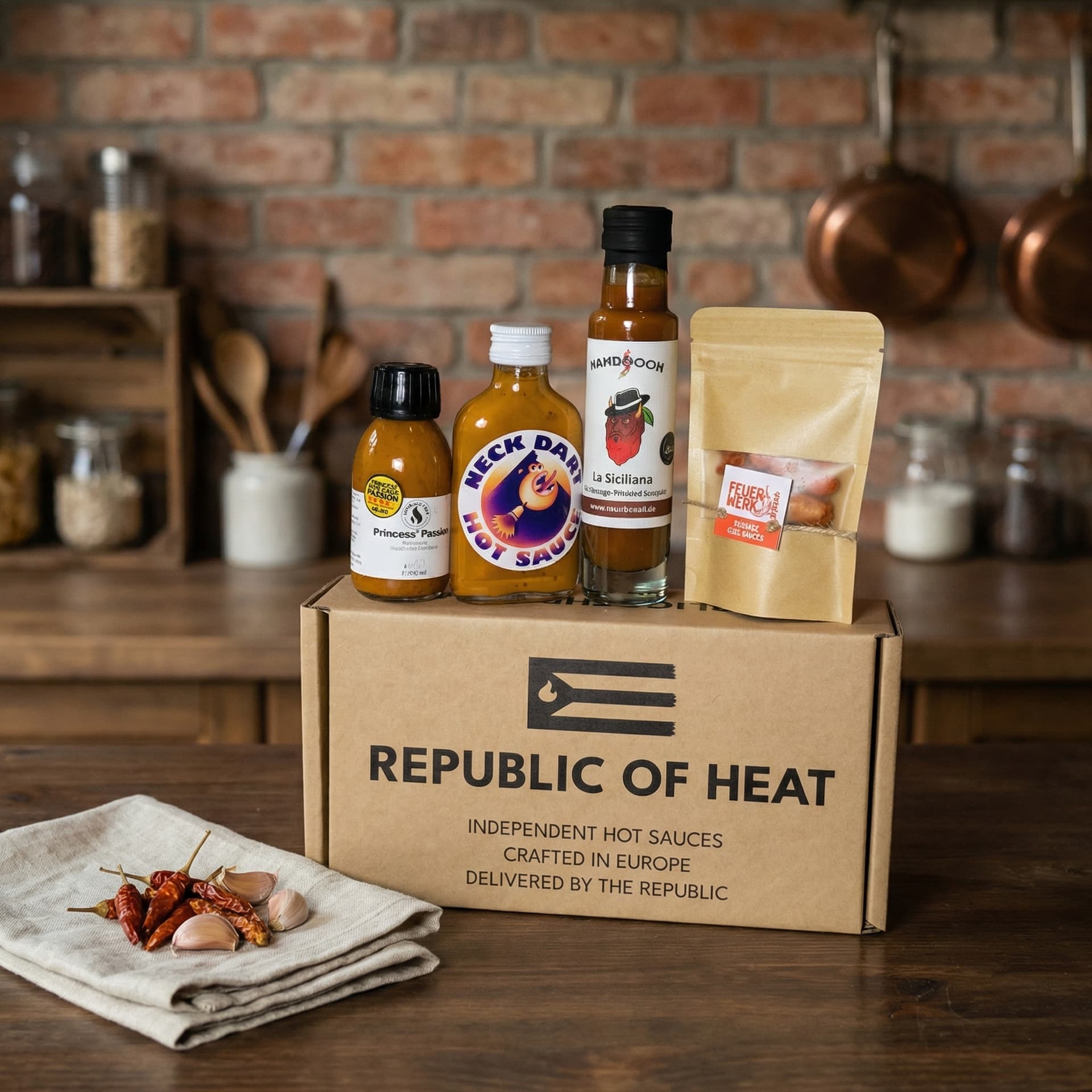 Republic of Heat hot sauce subscription hero