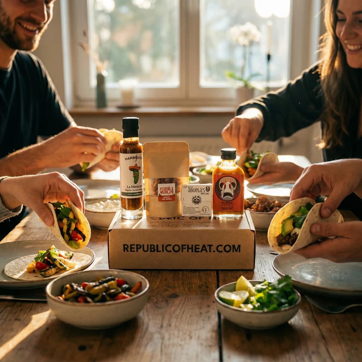 The Everyday Heat Box in use