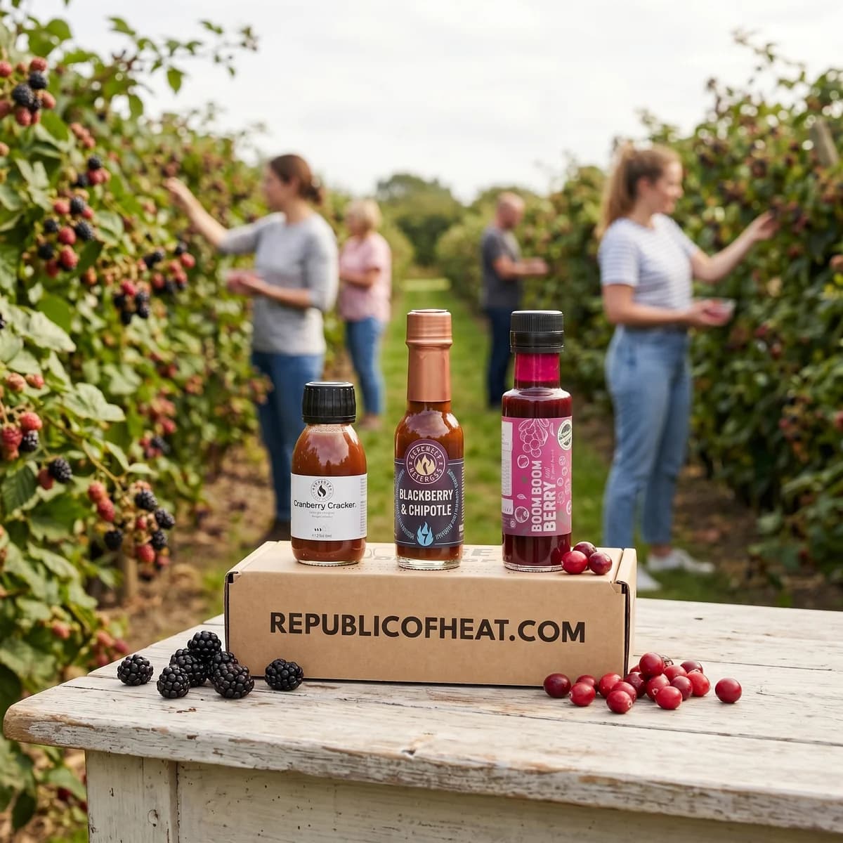 Berry Dark Discovery box lifestyle - Republic of Heat