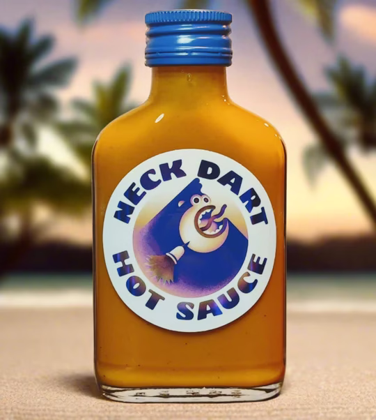 Magma Maracuja Hot Sauce hot sauce bottle - Something that started as a limited batch for Berlin Chili Fest is now returning to stay! A special recipe with a sweet and fruity taste of Maracuja that will freshen up any food you use it on. Designed to have a fruity beginning that follows up with a kick of spice from Carolina Reaper chilis.