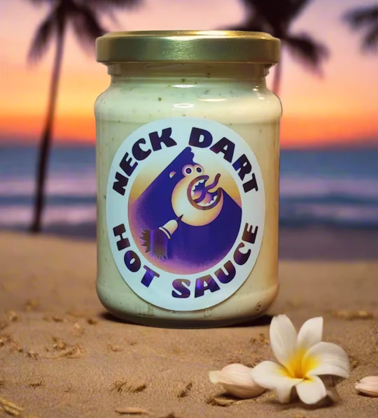 Garlic Habamayo (vegan) hot sauce bottle - This is the best spicy vegan mayo we've ever tasted. A dip for every occasion. Use it with chips, tacos, sandwiches, salads, noodles, and anything fried. It's our best selling sauce. Dangerously delicious.